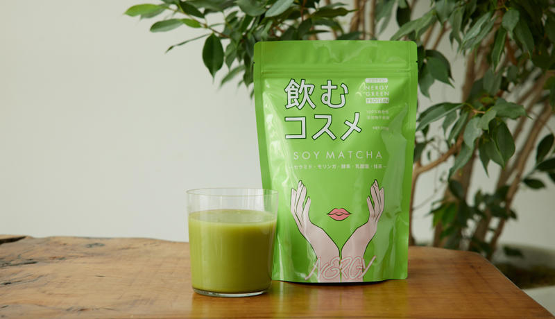 NERGYが女性のためのオリジナルソイプロテインを開発「飲むコスメ NERGY GREEN PROTEIN」発売